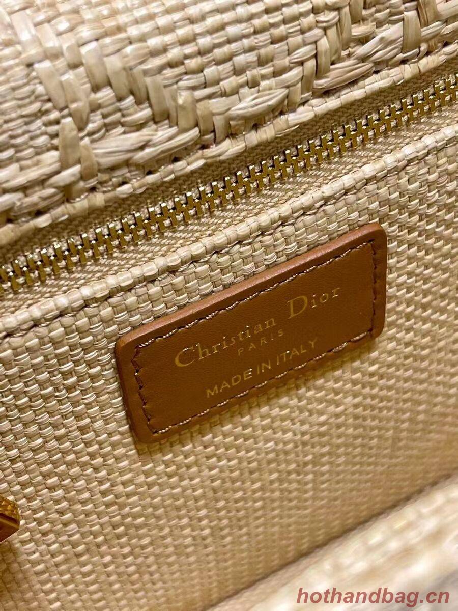 Dior 30 MONTAIGNE BAG Frosted Calfskin C9268 Apricot