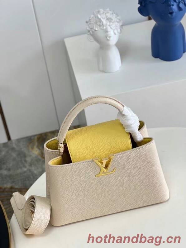 Louis Vuitton CAPUCINES MM M59883 Creme Beige