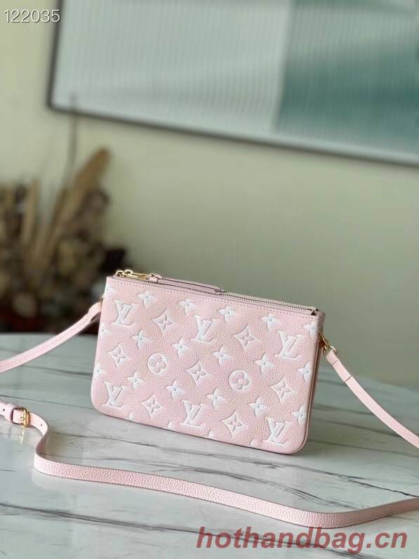 Louis Vuitton DOUBLE ZIP POCHETTE M81429 Candy Pink