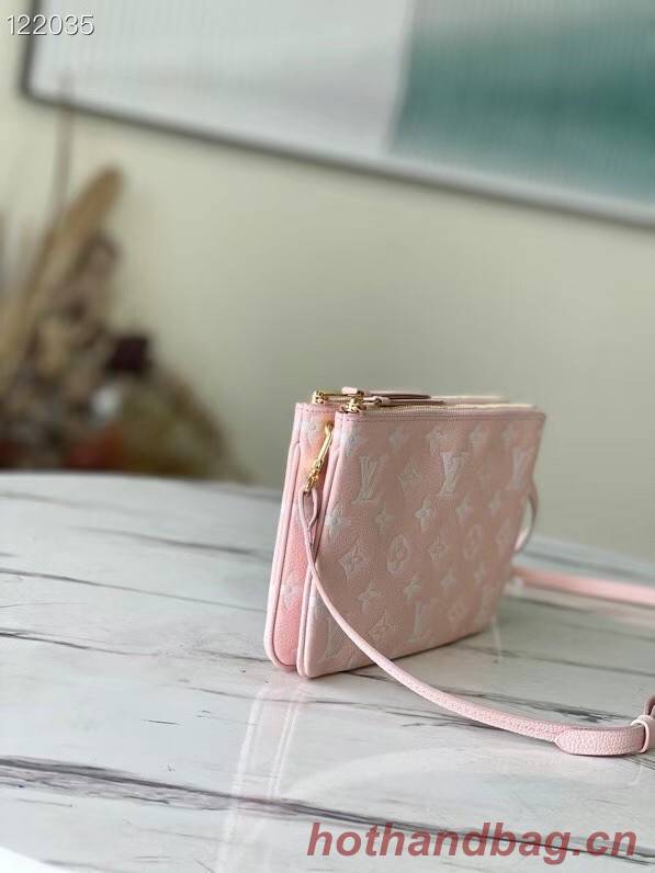 Louis Vuitton DOUBLE ZIP POCHETTE M81429 Candy Pink