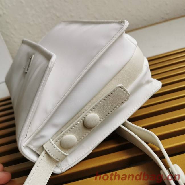 Prada Re-Nylon shoulder strap 1BD313 white