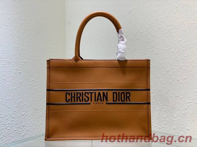 SMALL DIOR BOOK TOTE  leather  C1287-33 brown