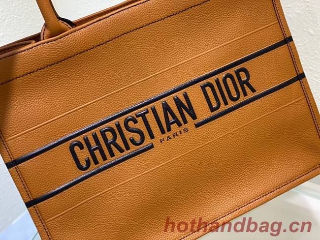 SMALL DIOR BOOK TOTE  leather  C1287-33 brown