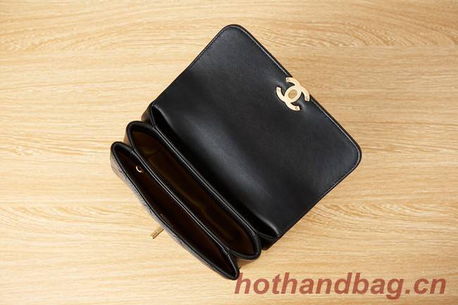 Chanel lambskin Shoulder Bag AS3240 black