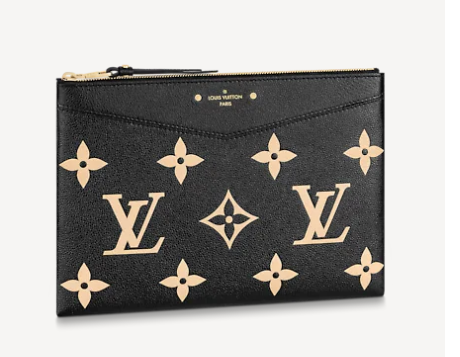 Louis Vuitton DAILY POUCH M81292 Black & Beige