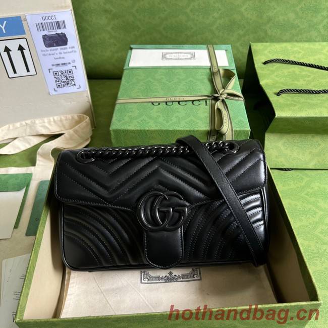 Gucci GG Marmont small shoulder bag 443497 black