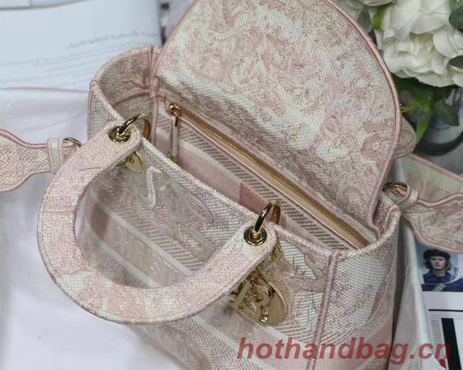 Dior MEDIUM LADY D-LITE BAG Embroidered M0565-16