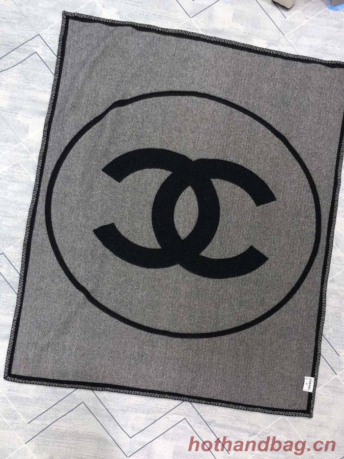 CHANEL Merino Wool Cashmere CC Throw Blanket CHB00003