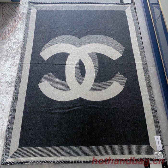 CHANEL Merino Wool Cashmere CC Throw Blanket CHB00005