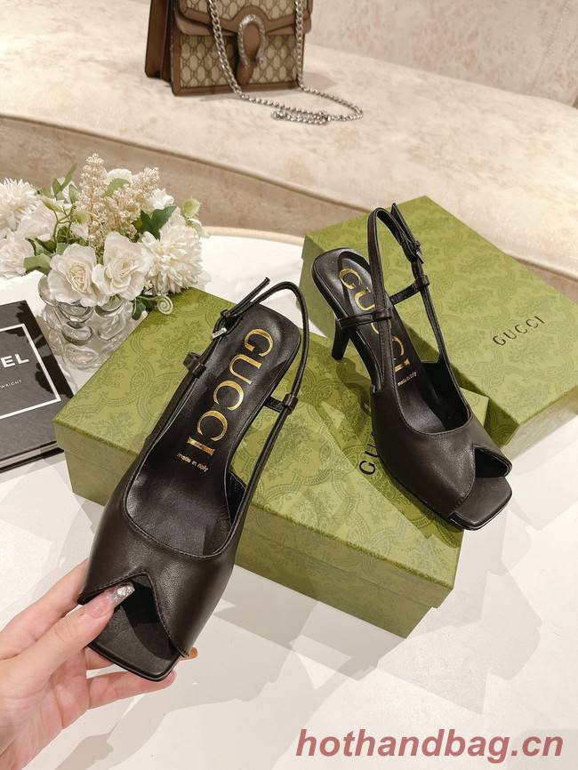 Gucci Sandals 91102-2 Heel 7.5CM