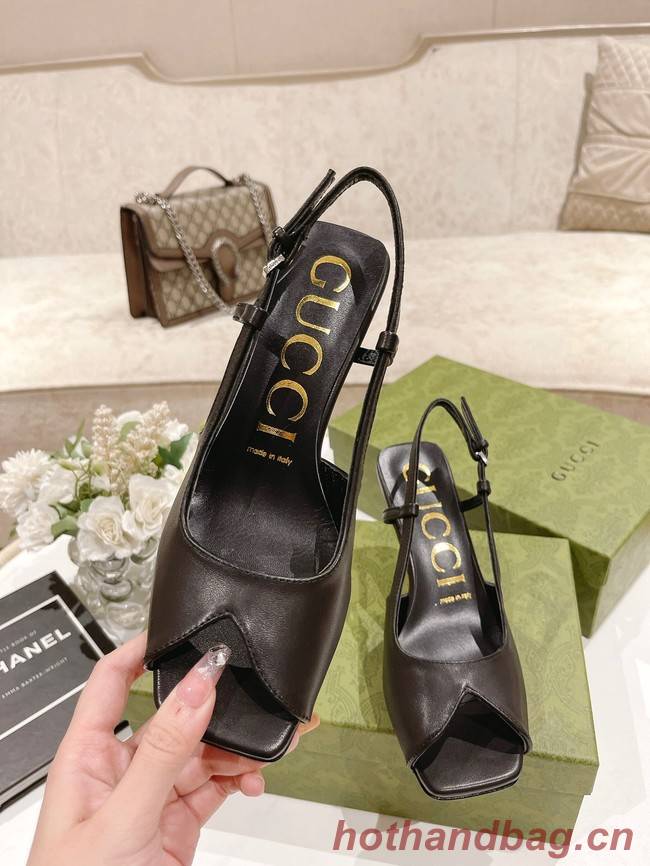 Gucci Sandals 91102-2 Heel 7.5CM