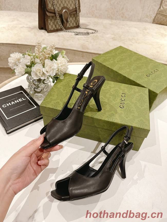 Gucci Sandals 91102-2 Heel 7.5CM