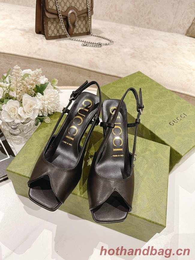 Gucci Sandals 91102-2 Heel 7.5CM