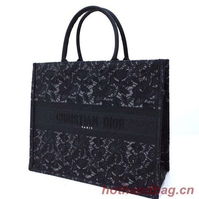 DIOR BOOK TOTE Embroidery C1286-34 black