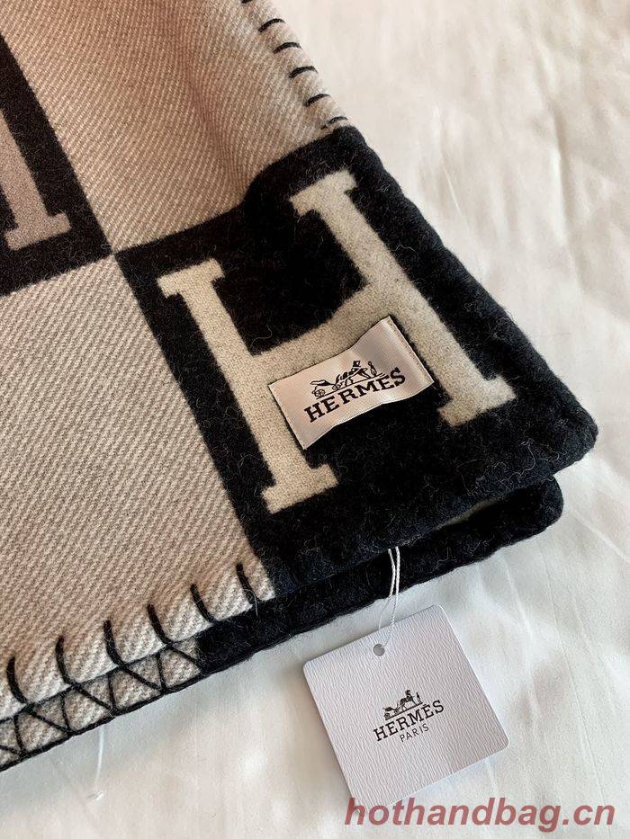 Hermes Lambswool&Cashmere Shawl&Blanket HMB00005