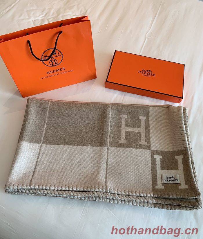 Hermes Lambswool&Cashmere Shawl&Blanket HMB00006