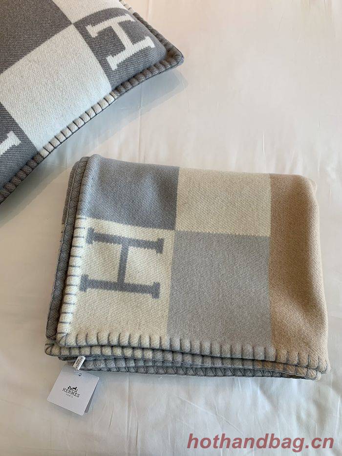 Hermes Lambswool&Cashmere Shawl&Blanket HMB00008