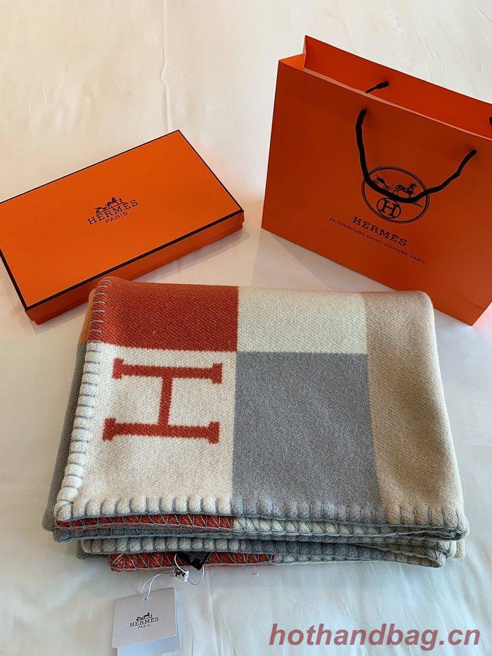 Hermes Lambswool&Cashmere Shawl&Blanket HMB00009