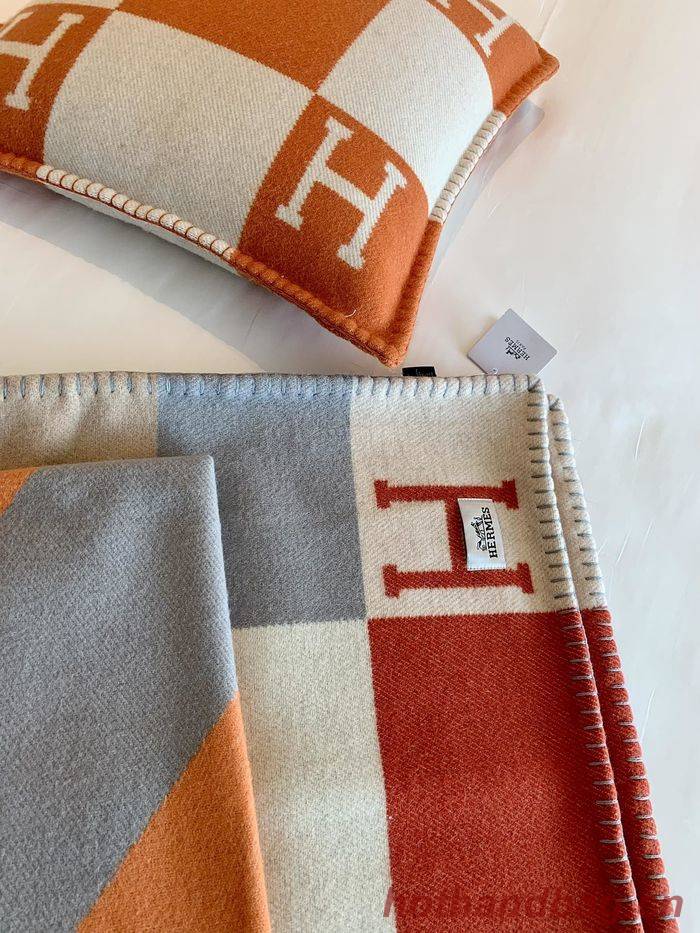 Hermes Lambswool&Cashmere Shawl&Blanket HMB00009