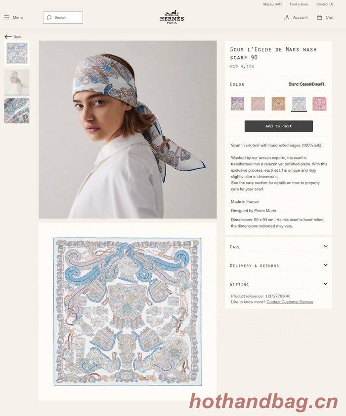 Hermes Scarf HMS00161