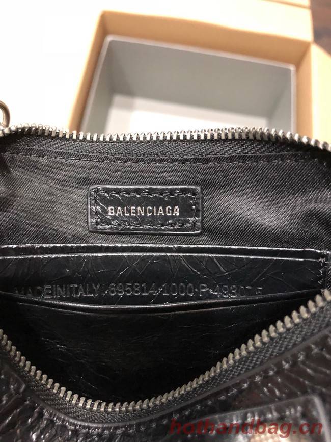 Balenciaga LE CAGOLE MINI PURSE WITH CHAIN 6958141 black