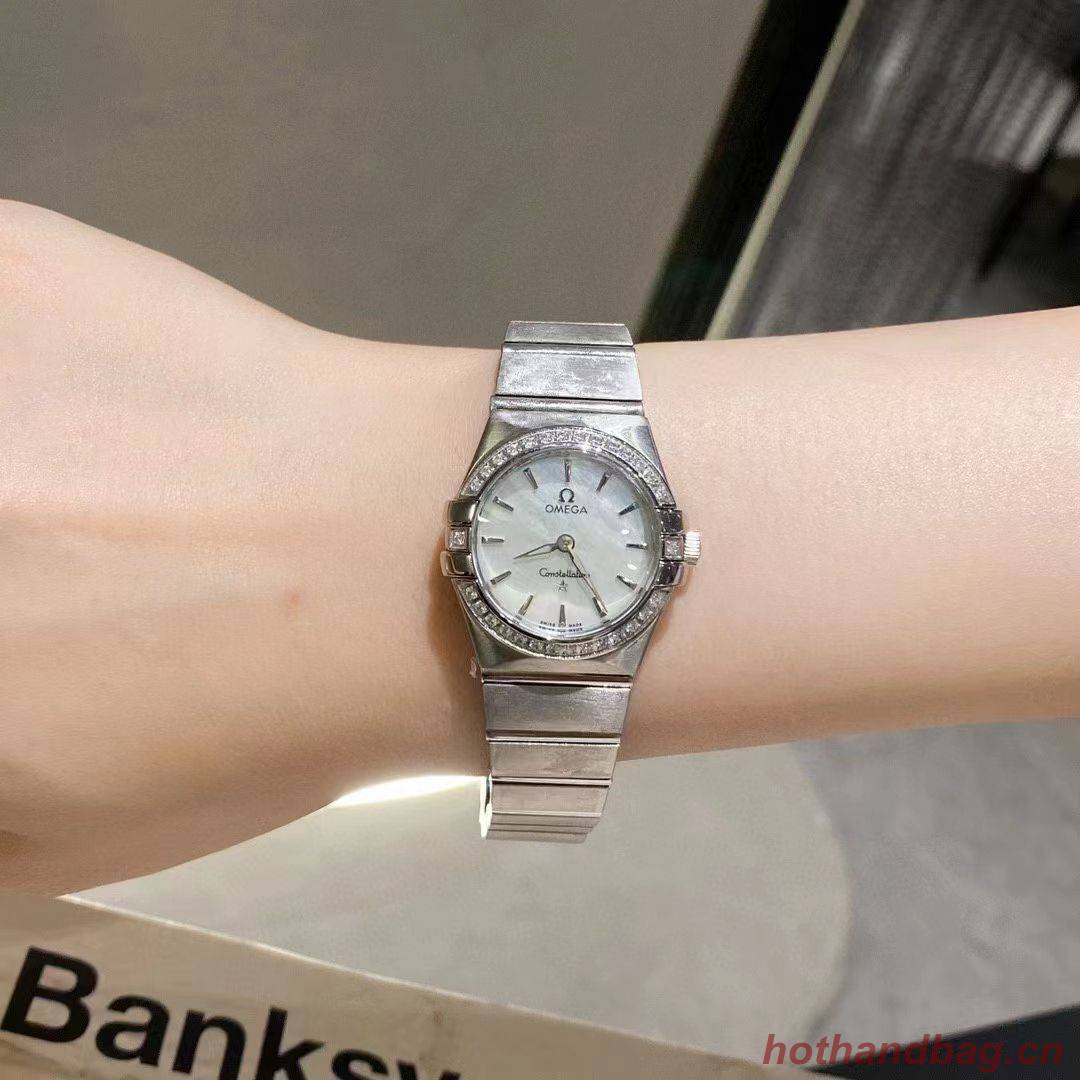 Omega Watch OM22627 Diamond Silver