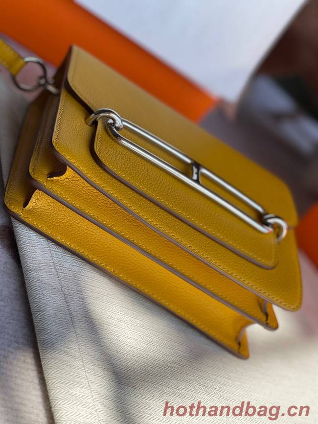 Hermes Roulis 19cm Evercolor 9D H9003 yellow&Silver