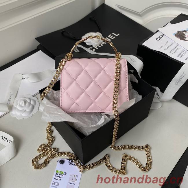 Chanel CLUTCH WITH CHAIN AP2758 Light Pink