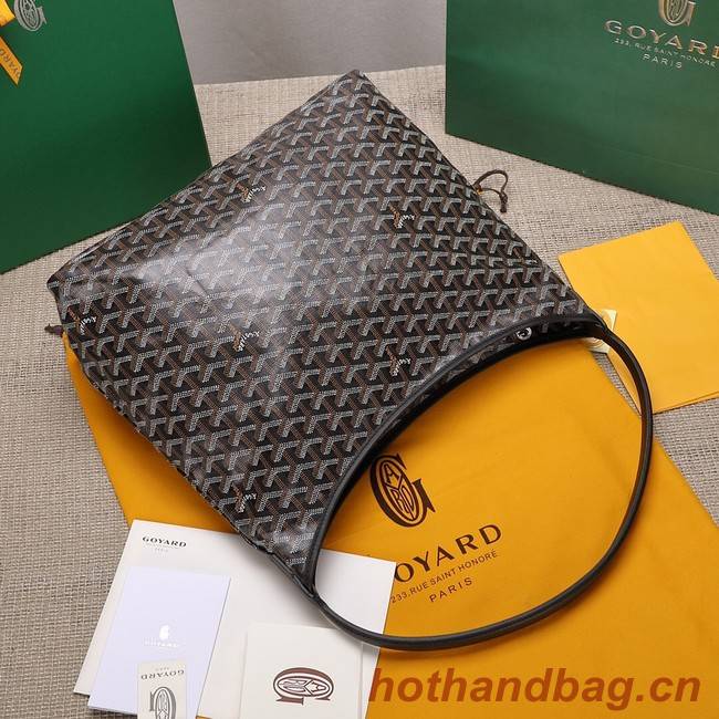 Goyard Calfskin Leather hobo bag G9983 black