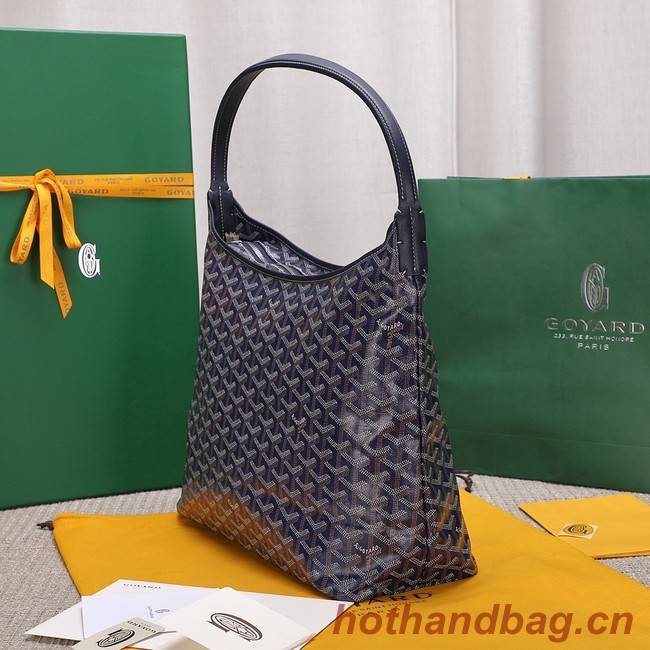 Goyard Calfskin Leather hobo bag G9983 dark blue