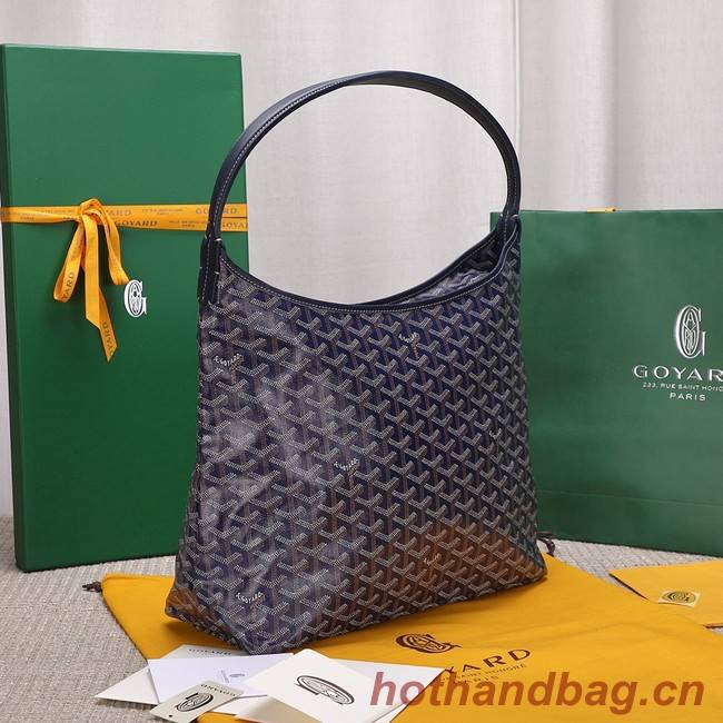 Goyard Calfskin Leather hobo bag G9983 dark blue