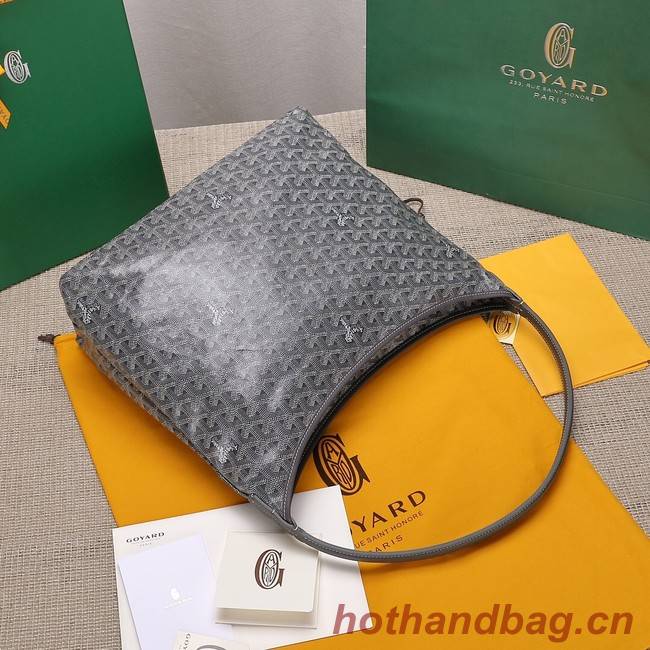 Goyard Calfskin Leather hobo bag G9983 gray