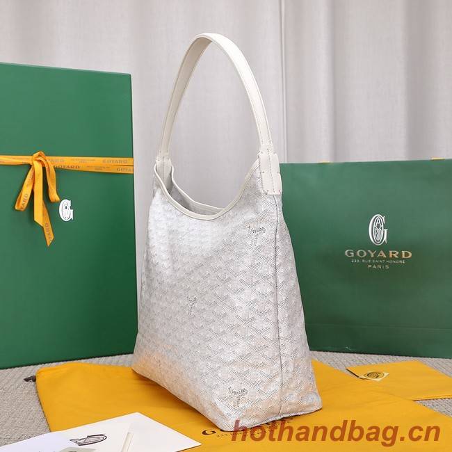 Goyard Calfskin Leather hobo bag G9983 white 