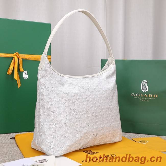 Goyard Calfskin Leather hobo bag G9983 white 