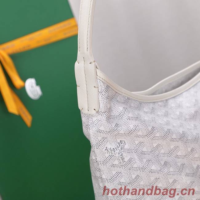 Goyard Calfskin Leather hobo bag G9983 white 