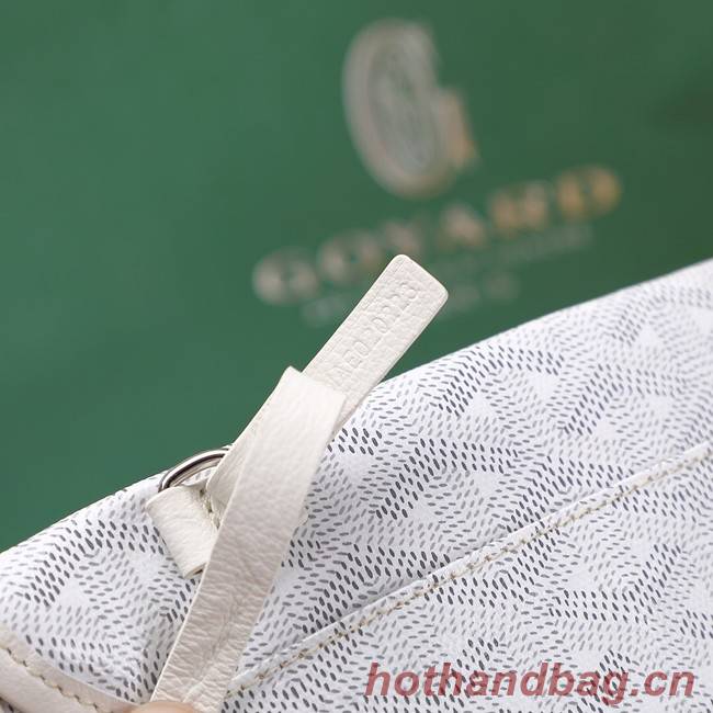 Goyard Calfskin Leather hobo bag G9983 white 