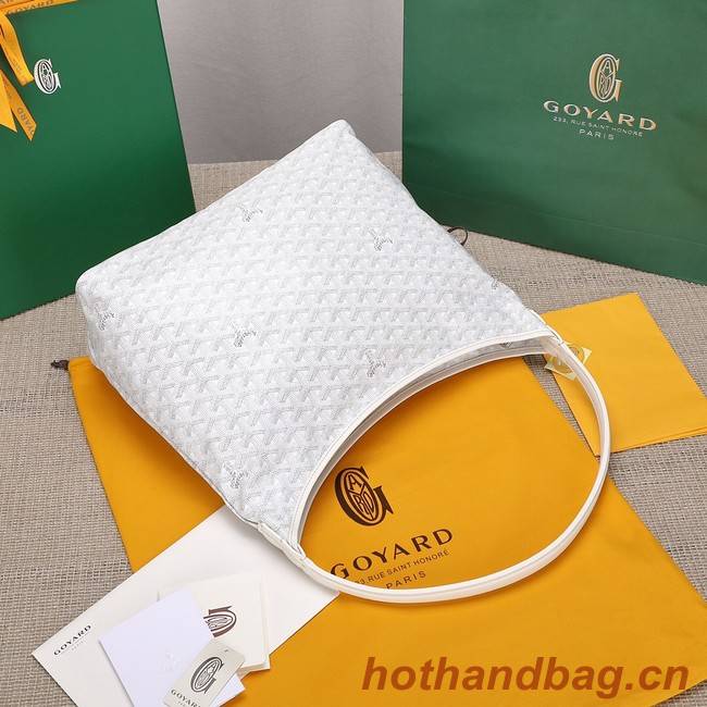 Goyard Calfskin Leather hobo bag G9983 white 