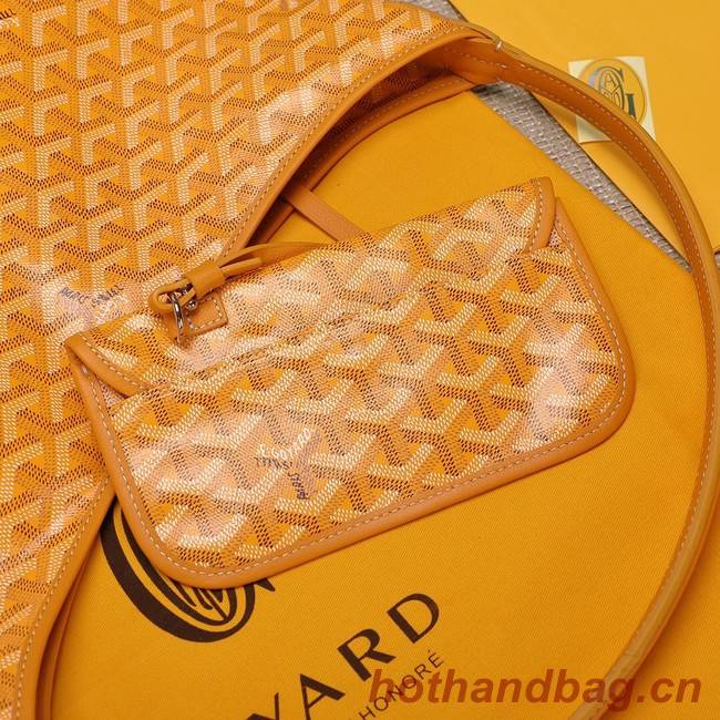 Goyard Calfskin Leather hobo bag G9983 yellow