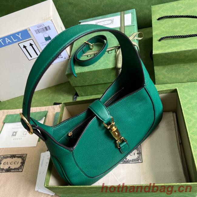 Gucci Jackie 1961 small natural grain bag 636709 Emerald green 