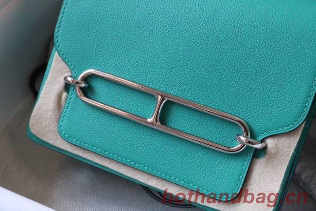 Hermes Roulis 19cm Evercolor 9D H9003 Lake water green&Silver