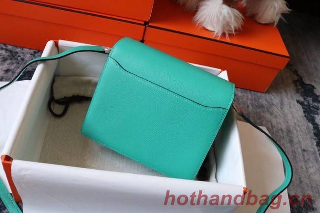 Hermes Roulis 19cm Evercolor 9D H9003 Lake water green&Silver