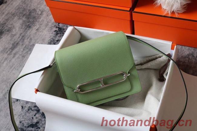 Hermes Roulis 19cm Evercolor 9D H9003 light green&Silver