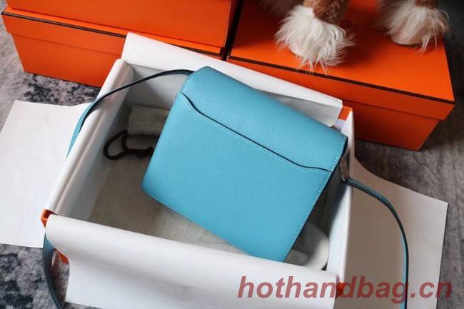 Hermes Roulis 19cm Evercolor 9D H9003 sky blue&Silver