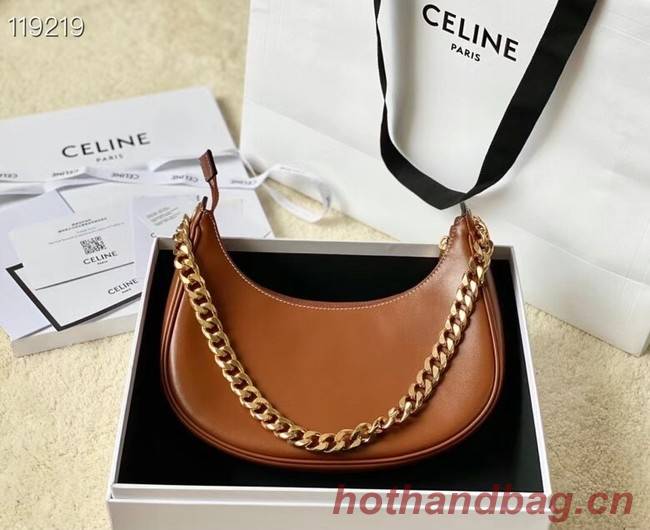 Celine MEDIUM AVA CHAIN IN SMOOTH CALFSKIN 199583 TAN