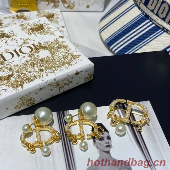 Dior Earrings &Brooch CE8589