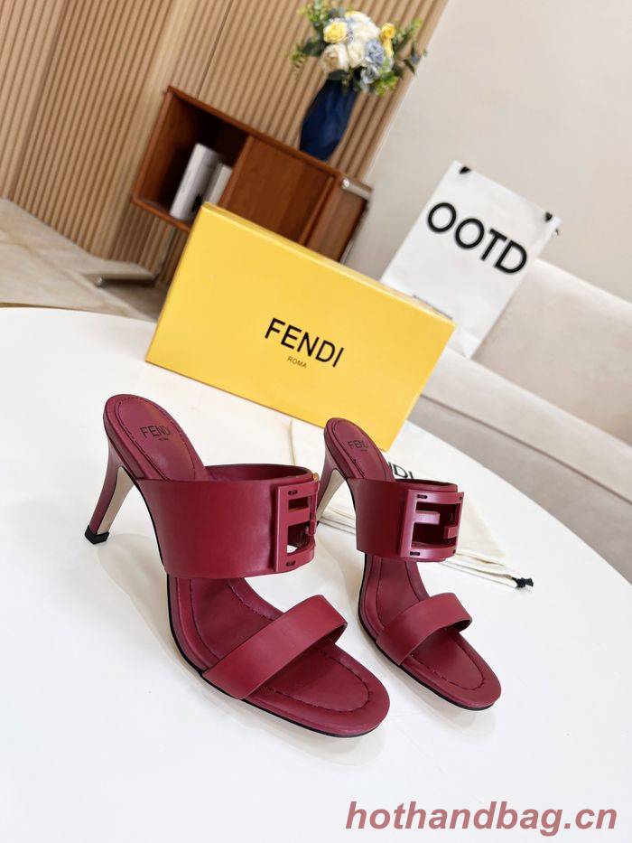 FENDI Shoes FDS00052 Heel 8CM