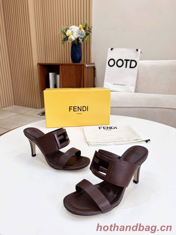 FENDI Shoes FDS00053 Heel 8CM