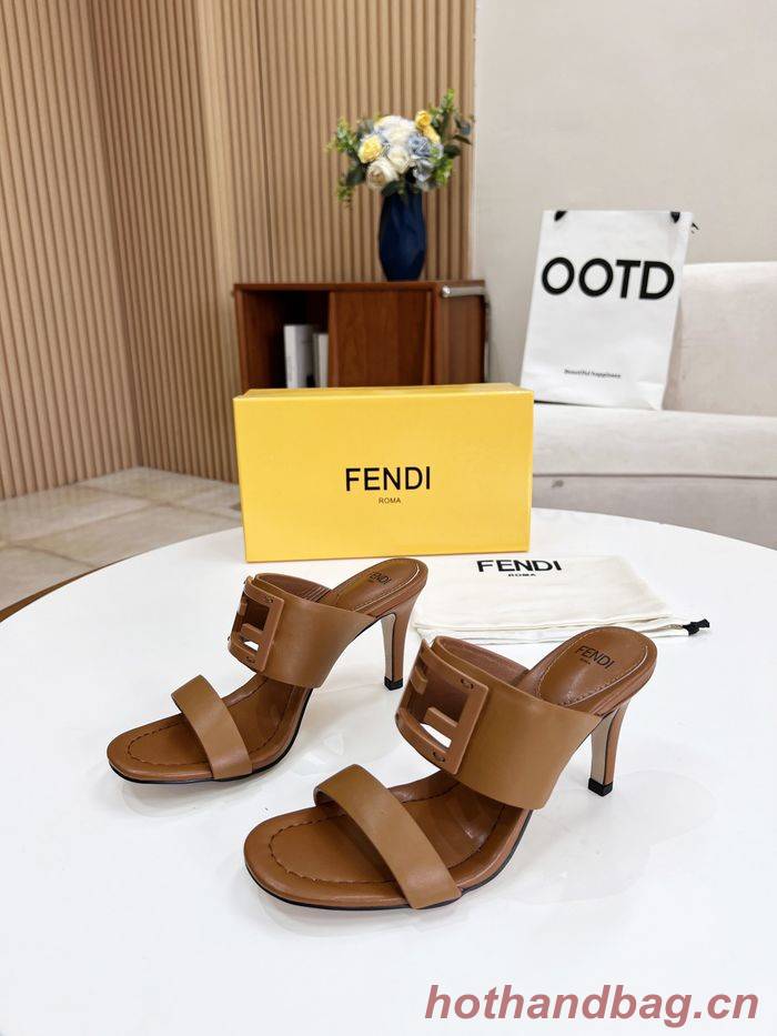 FENDI Shoes FDS00055 Heel 8CM