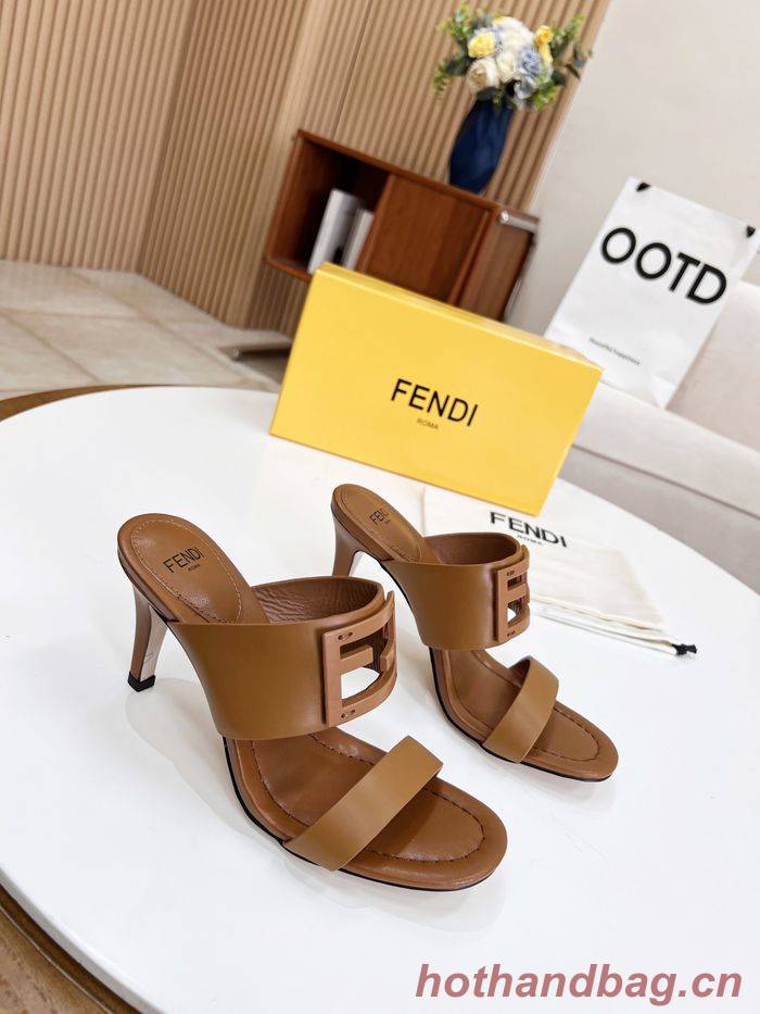 FENDI Shoes FDS00055 Heel 8CM