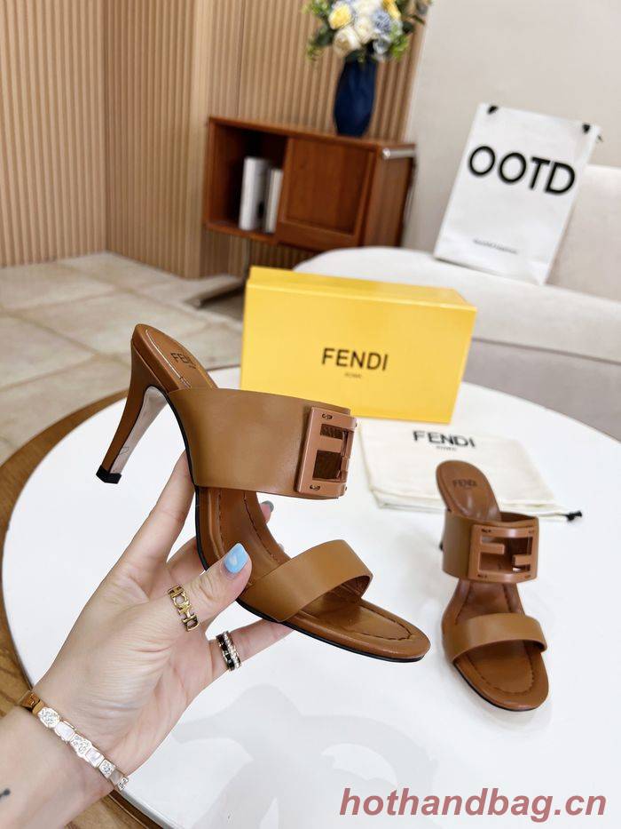 FENDI Shoes FDS00055 Heel 8CM